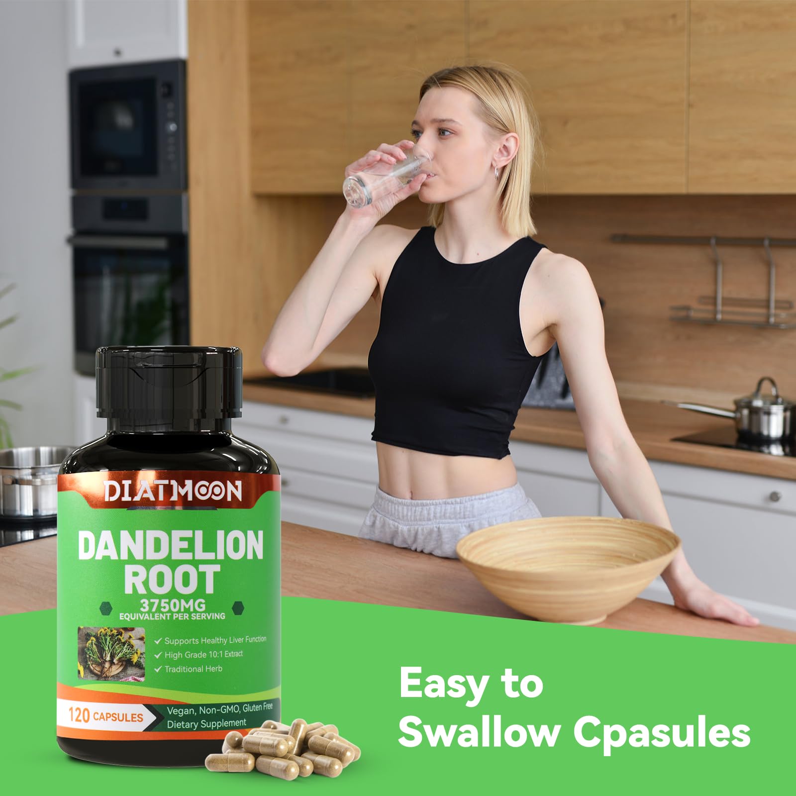 DIATMOON sans allergenes: sans gluten, soja, lactose et additifs.