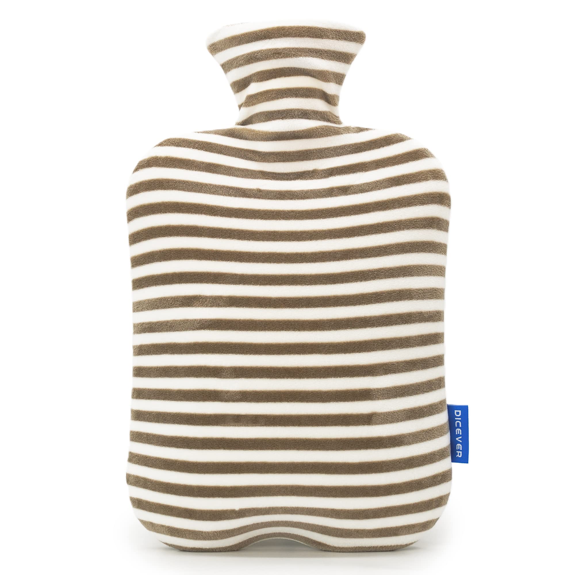 Bouillotte DICEVER 2L avec housse douce, chaleur durable et confort.