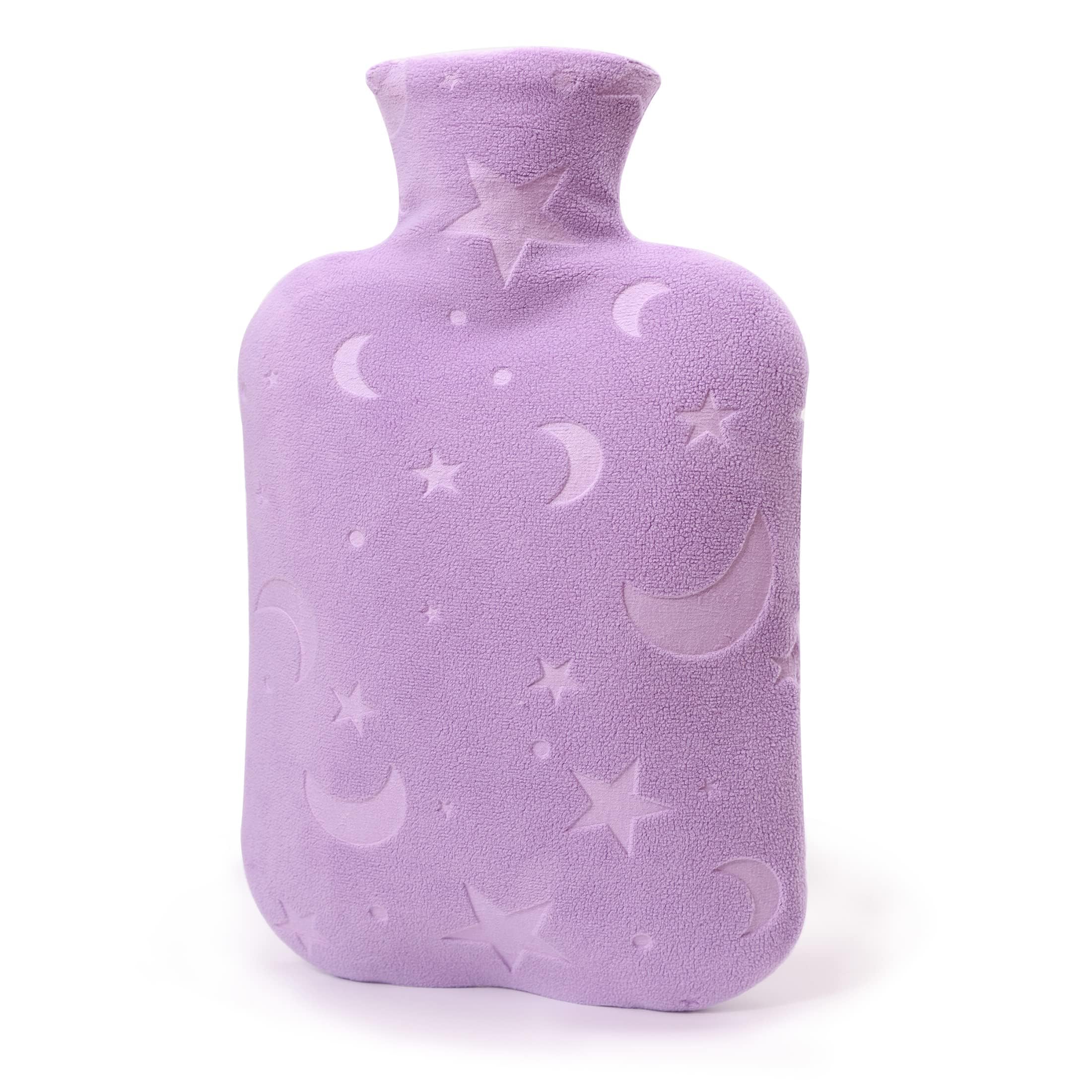 Bouillotte DICEVER avec housse douce 2L pour détente musculaire.