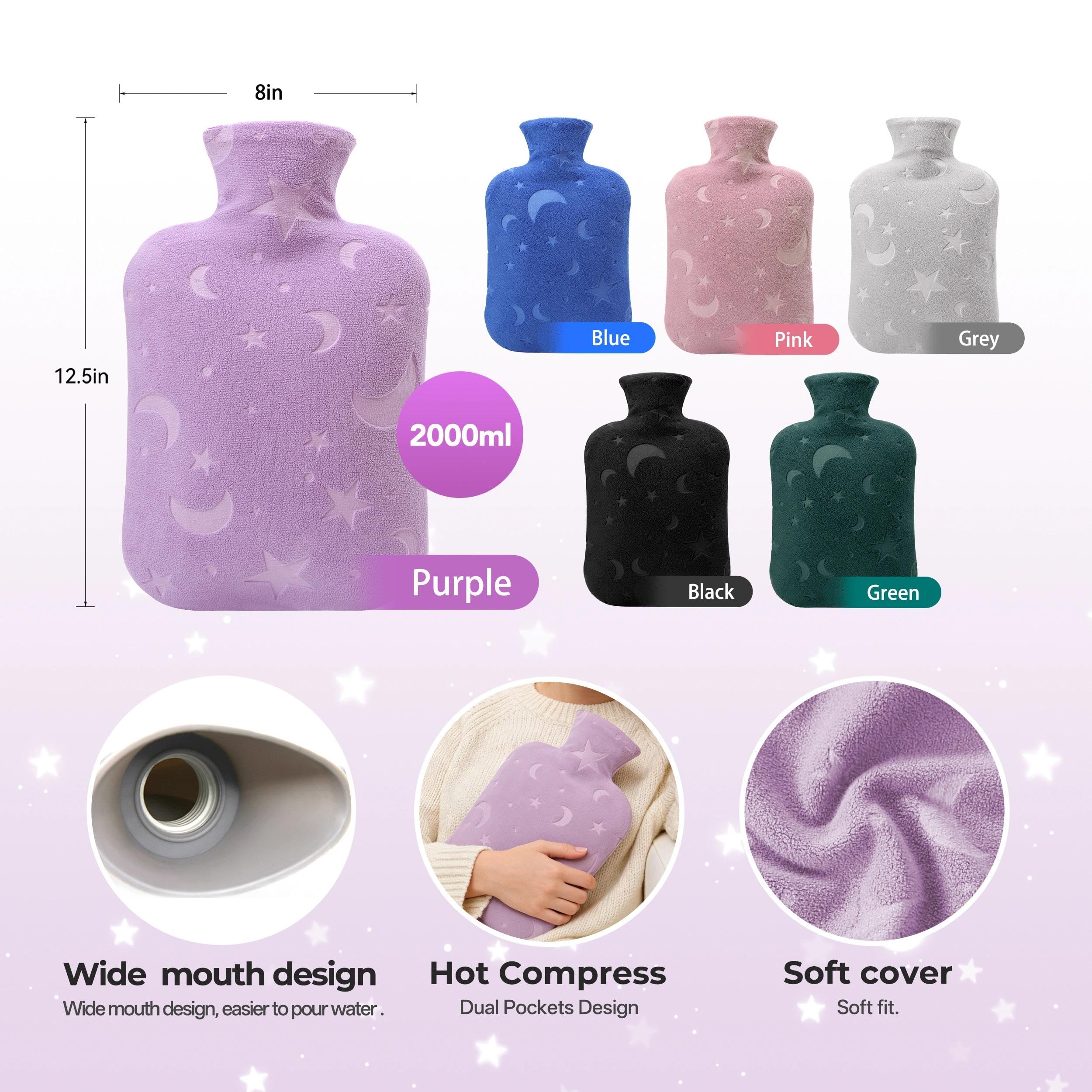 Housse douce violet pour un confort nocturne.