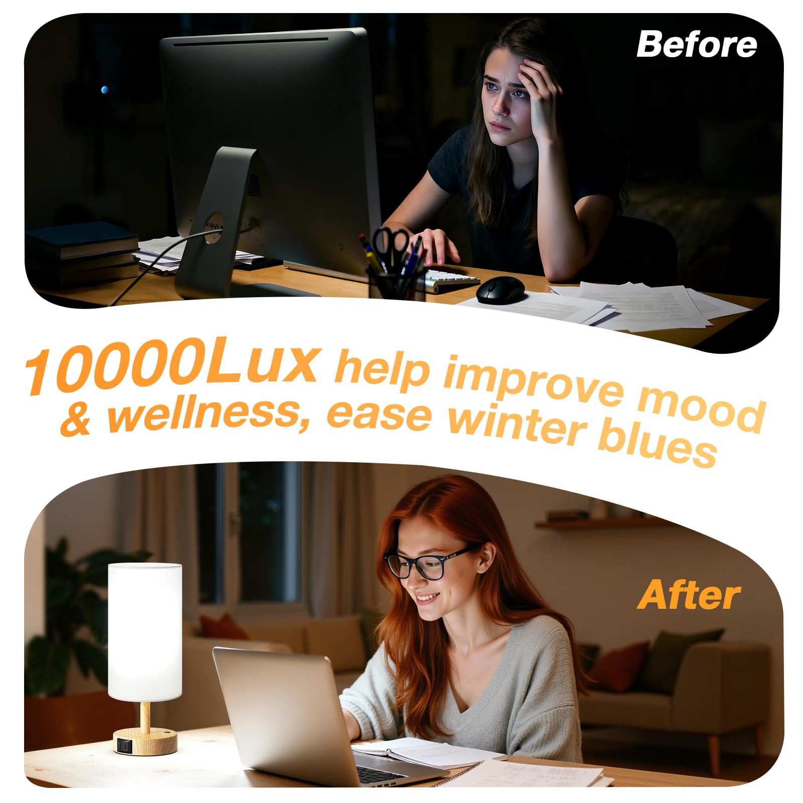 Dicoool lampe avec trois températures ajustables pour ambiance chaude ou focus