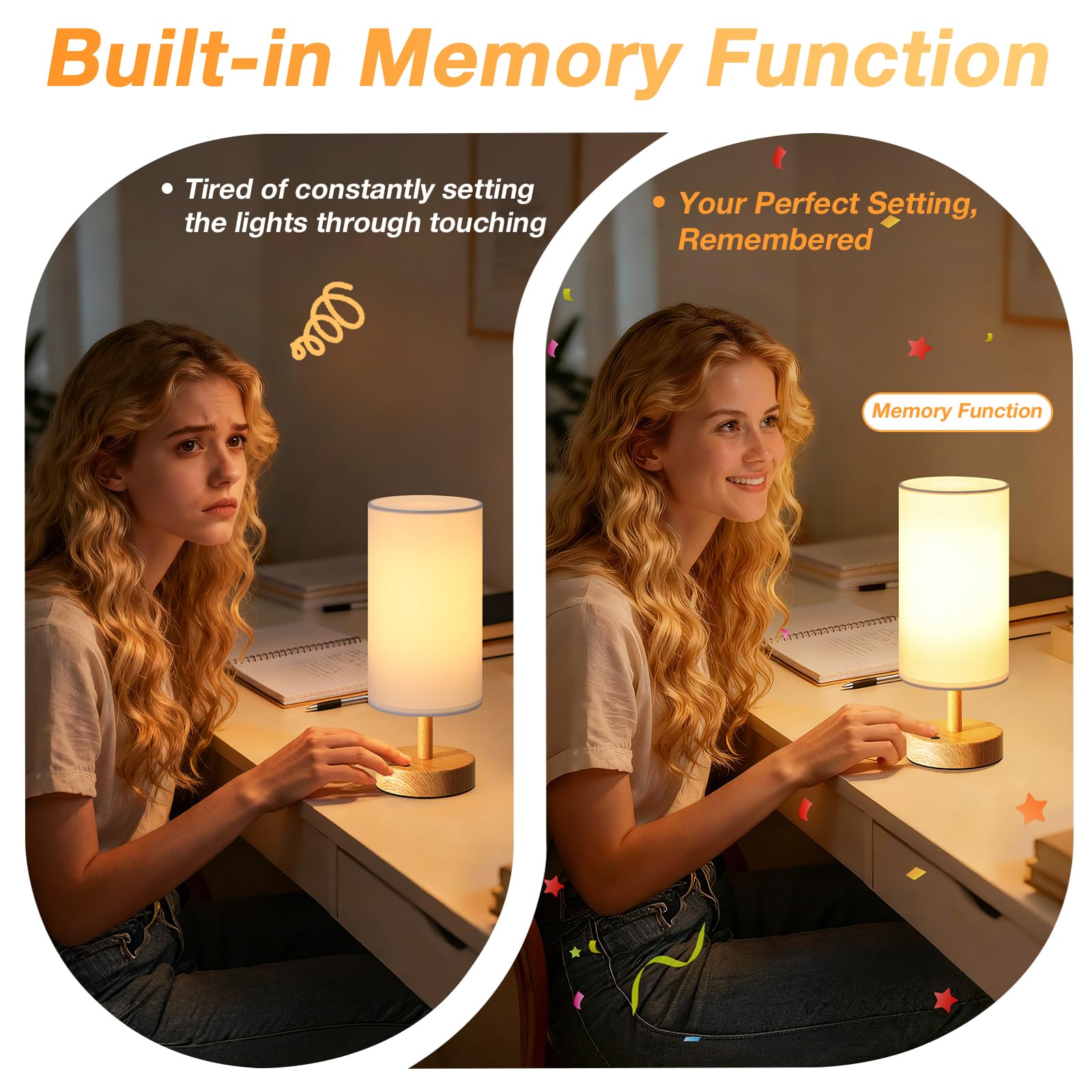 Design compact de la lampe Dicoool, idéal pour bureau ou table de nuit