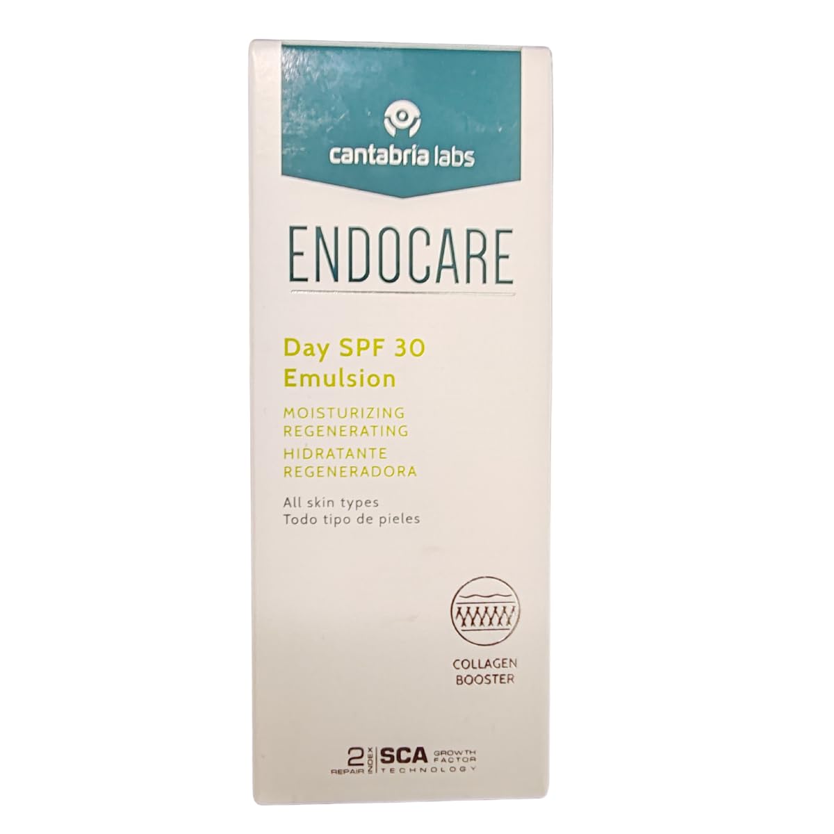 DIFA COOPER Endocare Jour SPF30 – flacon, protection UVA/UVB quotidienne.