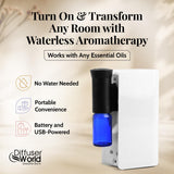 Aroma-Ace Mini DIFFUSER WORLD batterie rechargeable pour utilisation sans fil