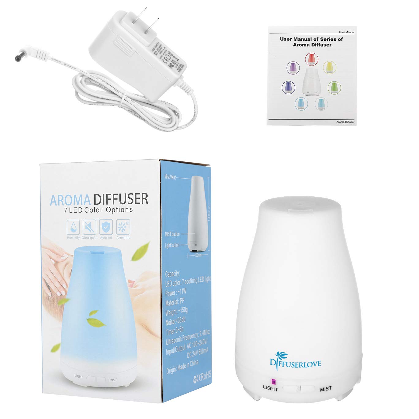 Diffuserlove arrêt automatique protège le diffuseur et économise énergie