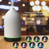 Diffuserlove diffuseur céramique, éclairage à 7 couleurs, détente personnalisée.