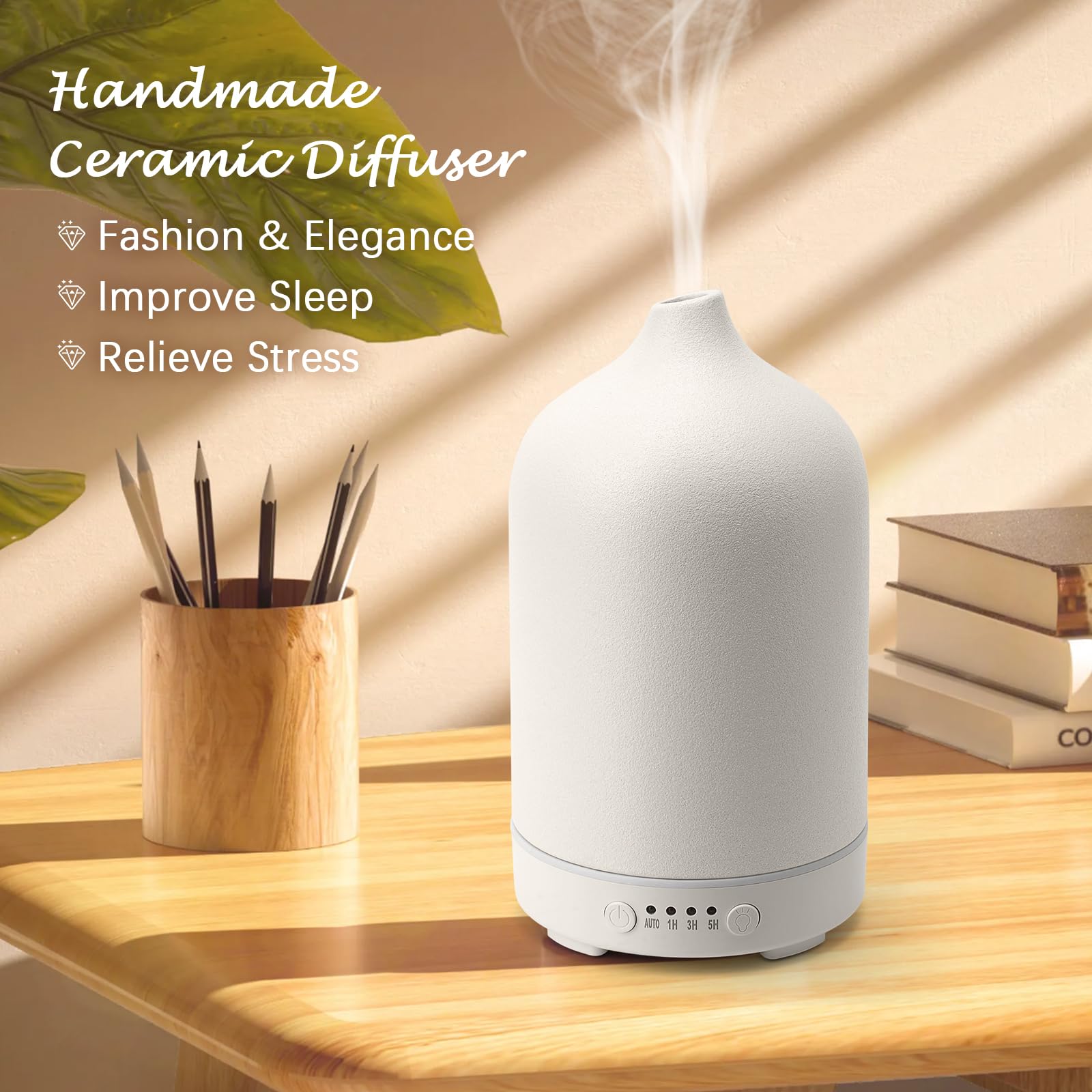 Diffuserlove Diffuseur Céramique 250ml - ambiances lumineuses pour atmosphère apaisante