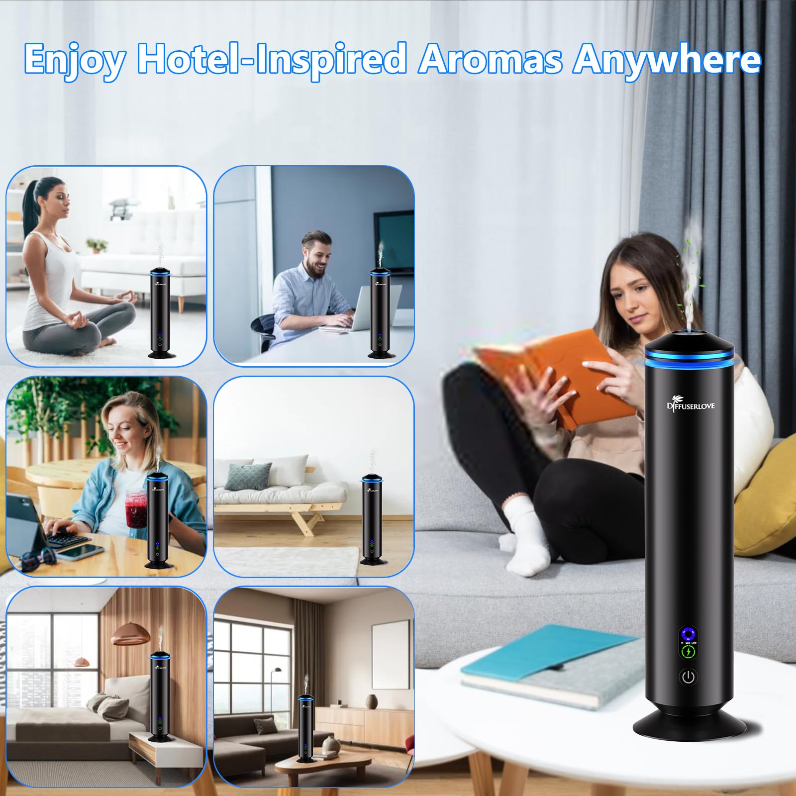 Diffuserlove fonctionnement silencieux pour une utilisation calme