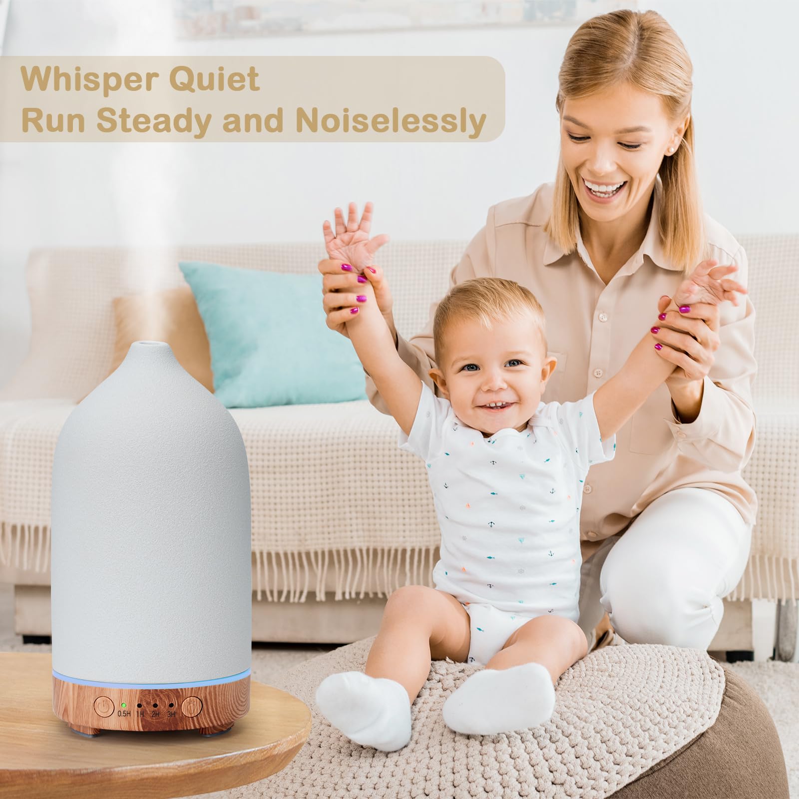 Diffuserlove minuterie 0,5h-1h-2h pour réguler l'utilisation.
