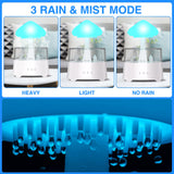 Diffuserlove Rain: lumière champignon à 7 couleurs pour ambiance personnalisée.