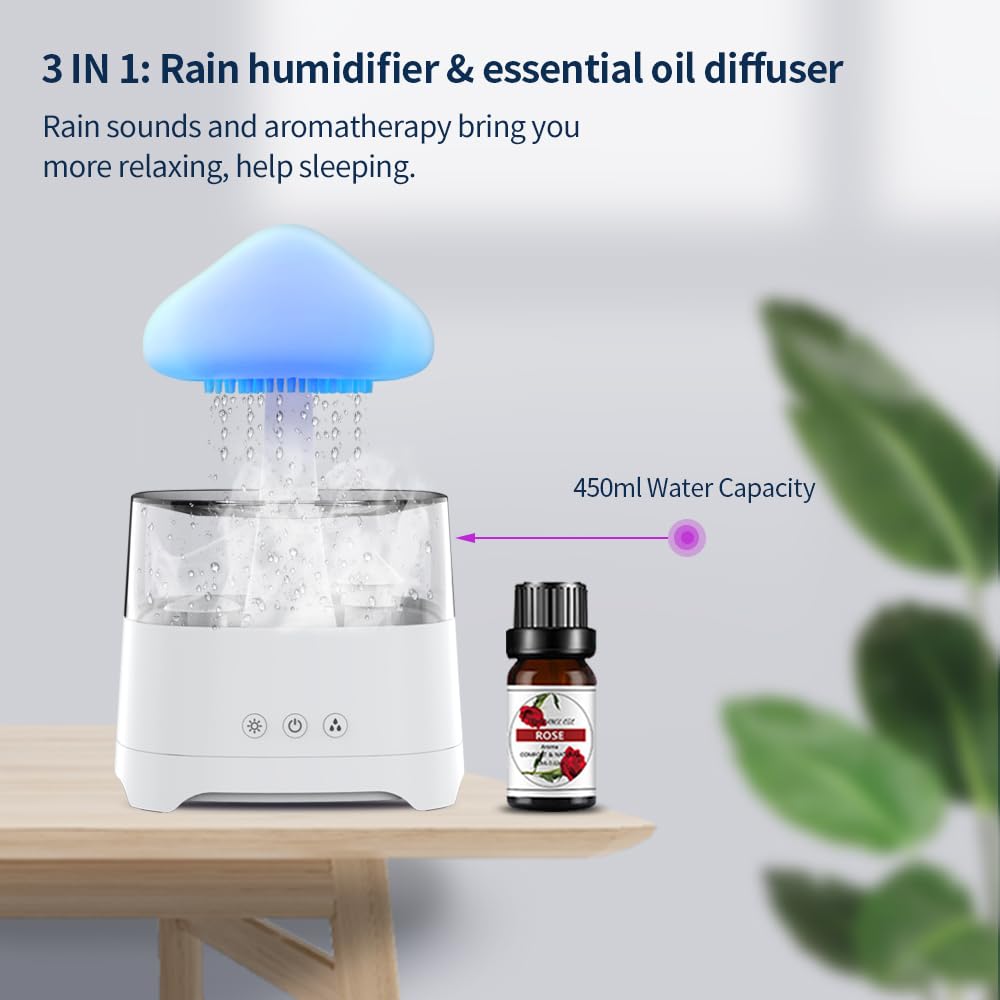 Diffuserlove Rain – usage polyvalent au salon ou au bureau.