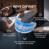 Difiney: confort adapté homme et femme pendant le sommeil.