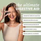 Digest-A-Meal : bouchon-doseur, dosage précis pour une routine quotidienne agréable.