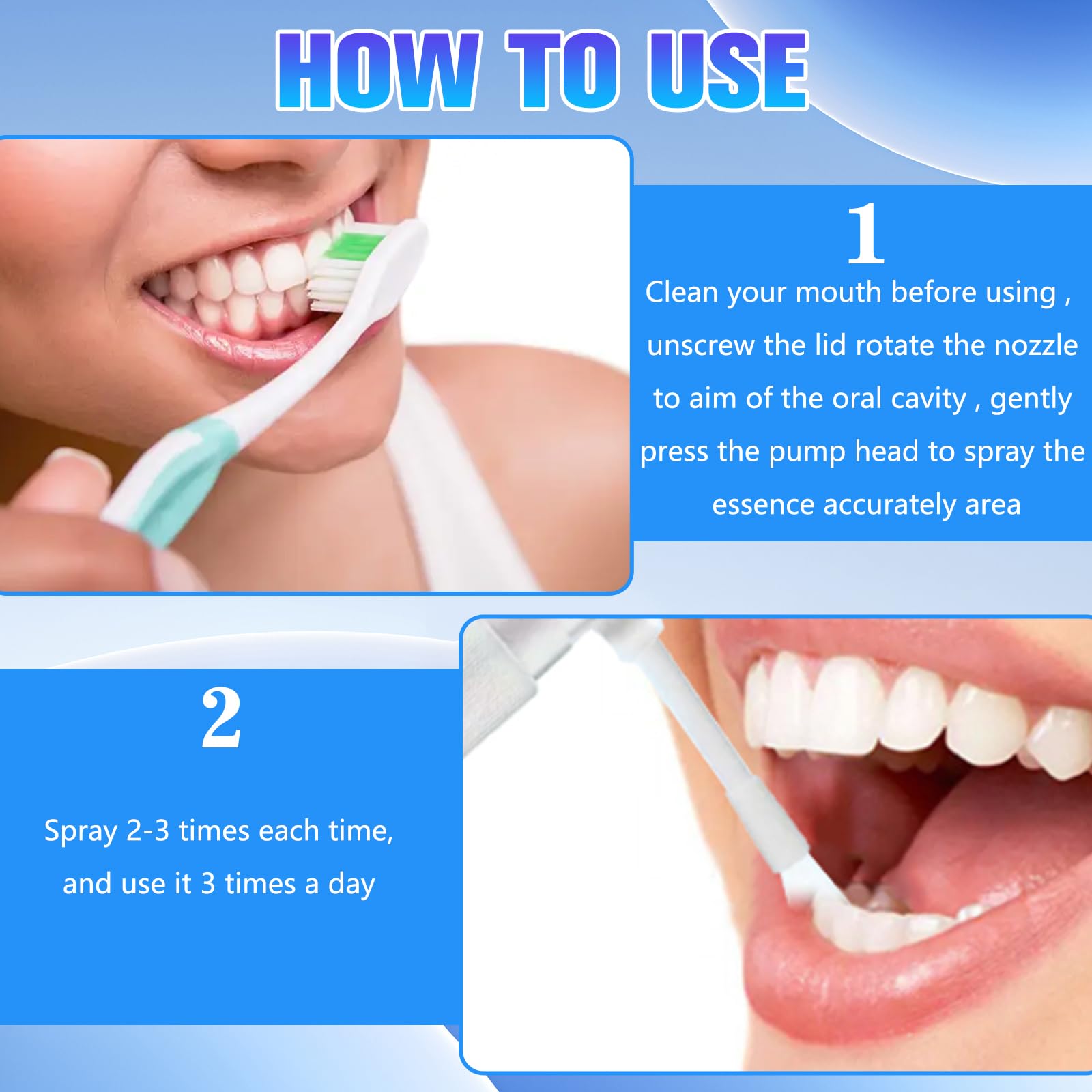 Diinou 2Pack Tooth Relief spray — frais et doux, utilisable tout au long de la journée