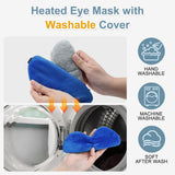 Dikuer masque yeux chauffant housse détachable en coton facile à nettoyer.
