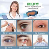 Dikuer masque yeux chauffant avec minuterie automatique pour plus de commodité nocturne.