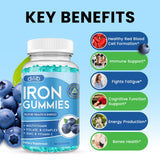 Gummies-fer dilib, meilleure absorption grâce à la vitamine C.