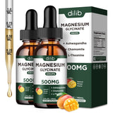 Gouttes sous-langue dilib Magnésium Glycinate pour absorption rapide.
