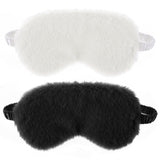 Masques Dimeho en peluche: ensemble double pour un confort nocturne.