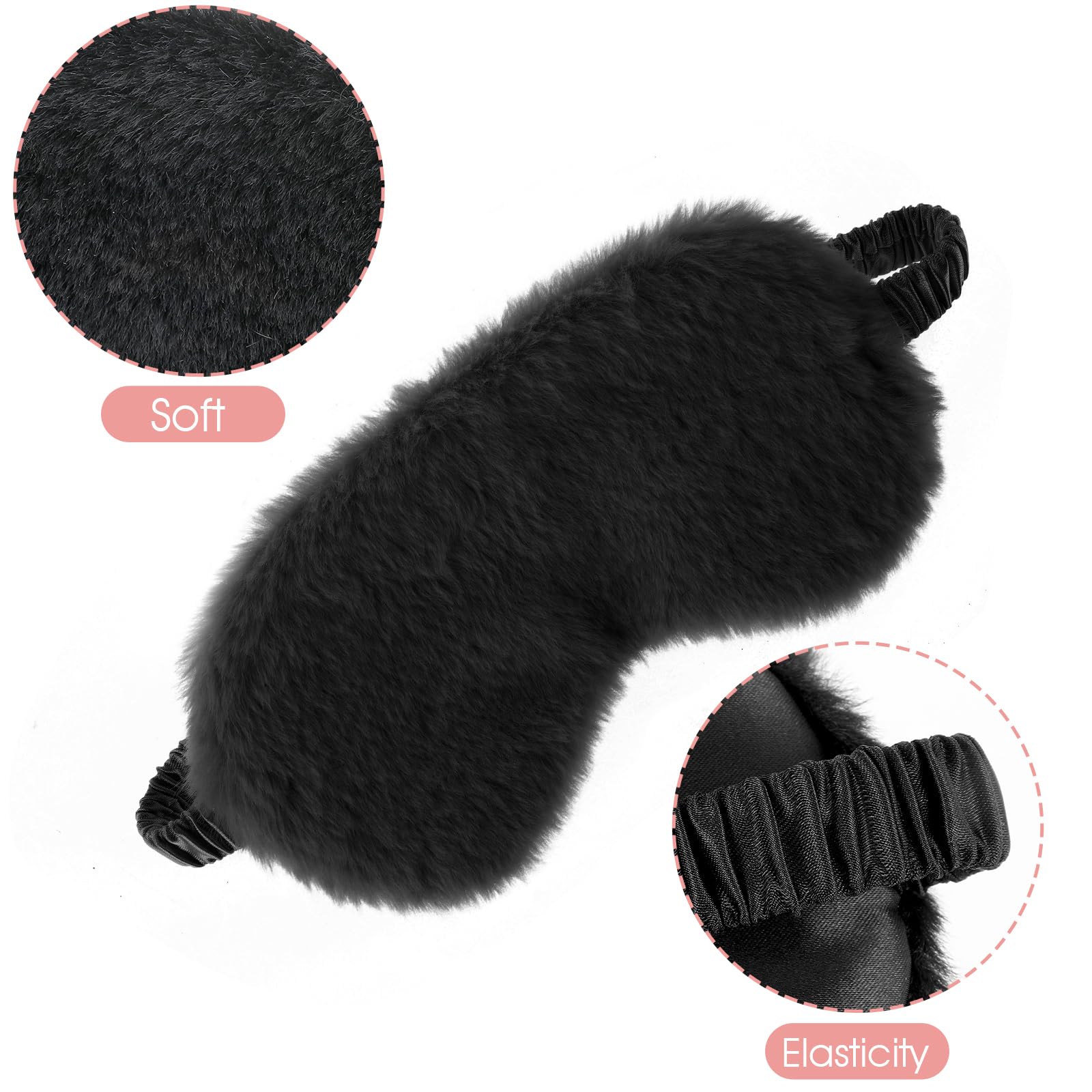 Masque Dimeho en peluche respirant: tissu léger et agréable.