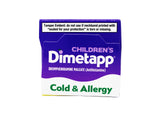 Utilisation douce Dimetapp pour soulager temporairement les symptômes nasaux.
