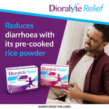Sachets Dioralyte arôme cassis avec goût agréable pour l’hydratation.