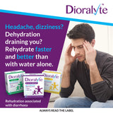 Dioralyte sachet citron poudre : poudre aromatique à dissoudre facilement dans l'eau.