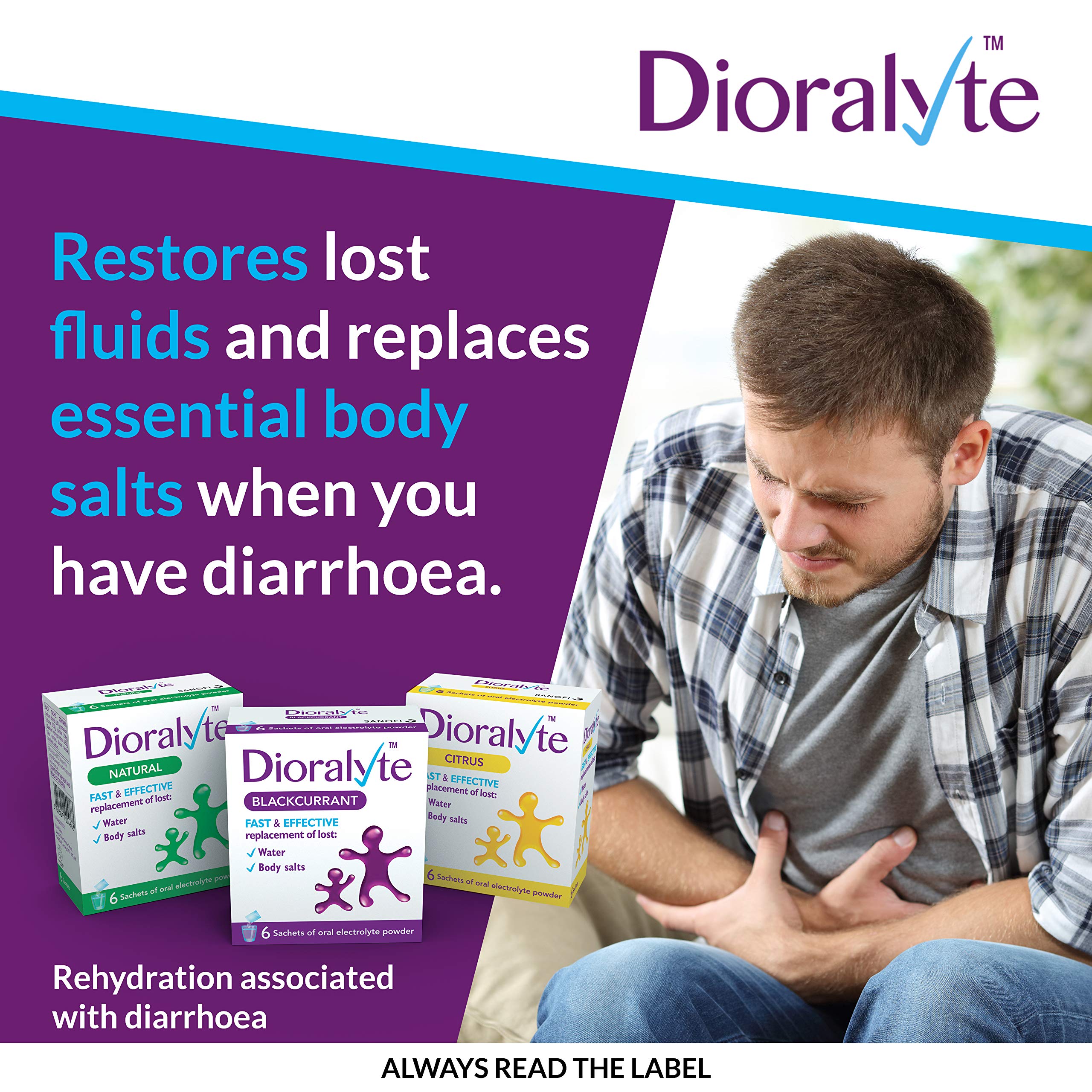 Dioralyte sachets citron étiquette : étiquette lisible et informations claires.