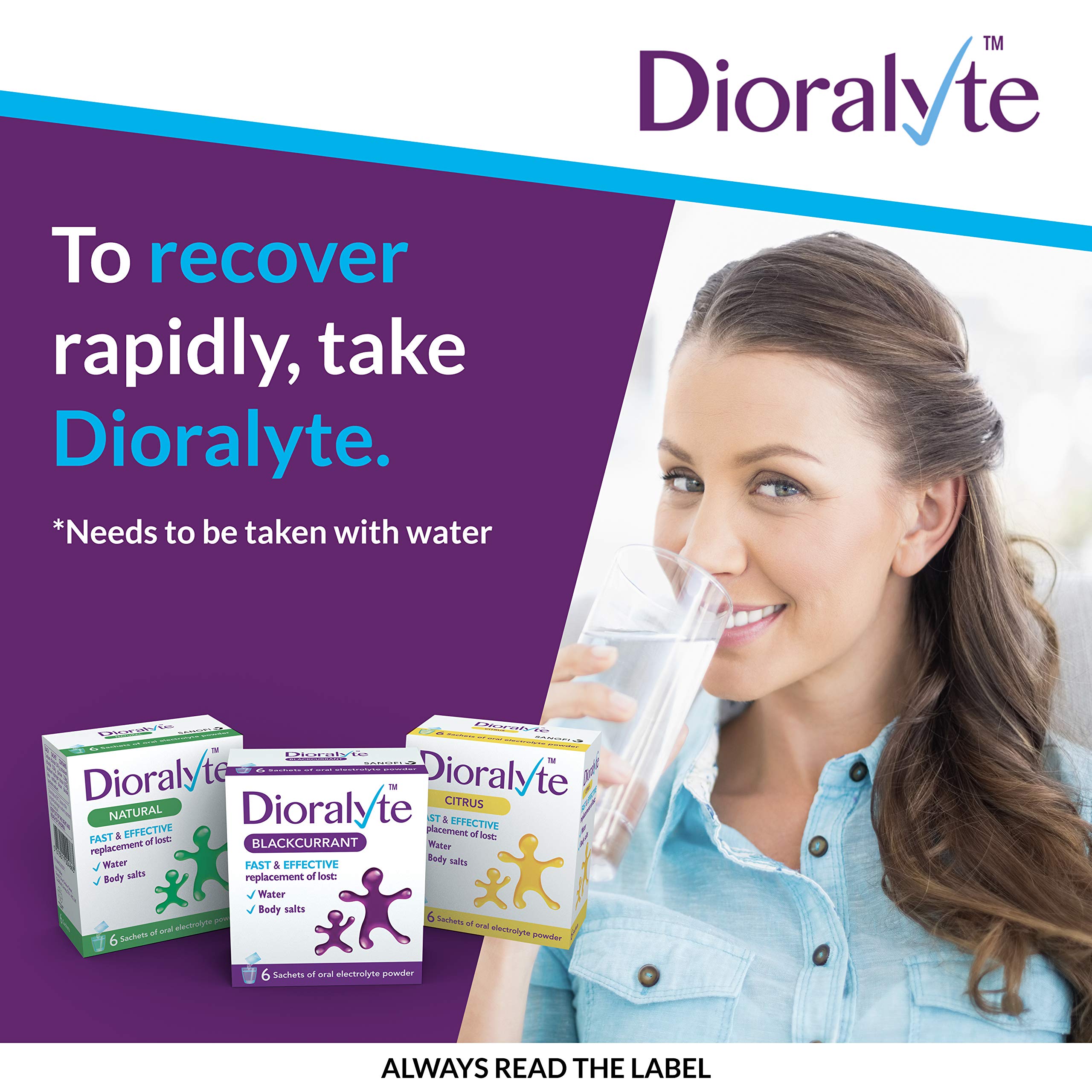 Dioralyte sachets citron préparation eau : mélange rapide pour une boisson légère.