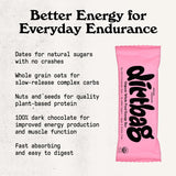 Macros équilibrés Dirtbag Bar pour énergie durable et récupération légère.