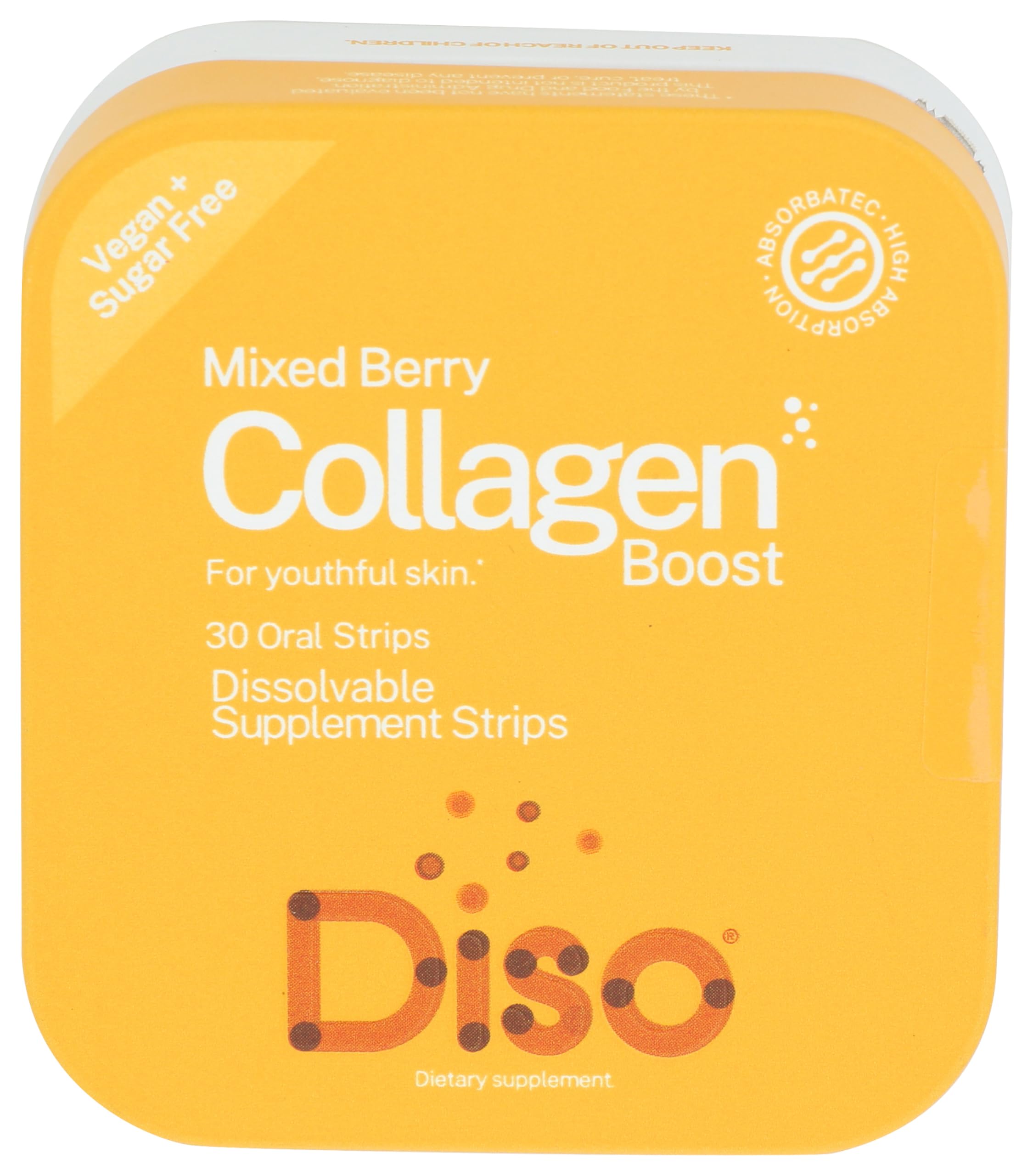DISO Collagen Boost — goût fruits rouges agréable et pratique