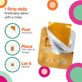DISO Curcumine – arôme orange, goût agréable et pratique.