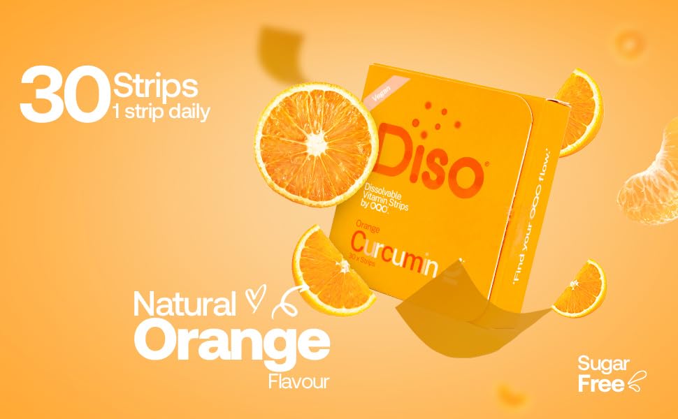 DISO Curcumine – végan, sans gluten et sans sucre.
