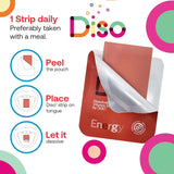 DISO Energy: application sur la langue qui se dissout rapidement.