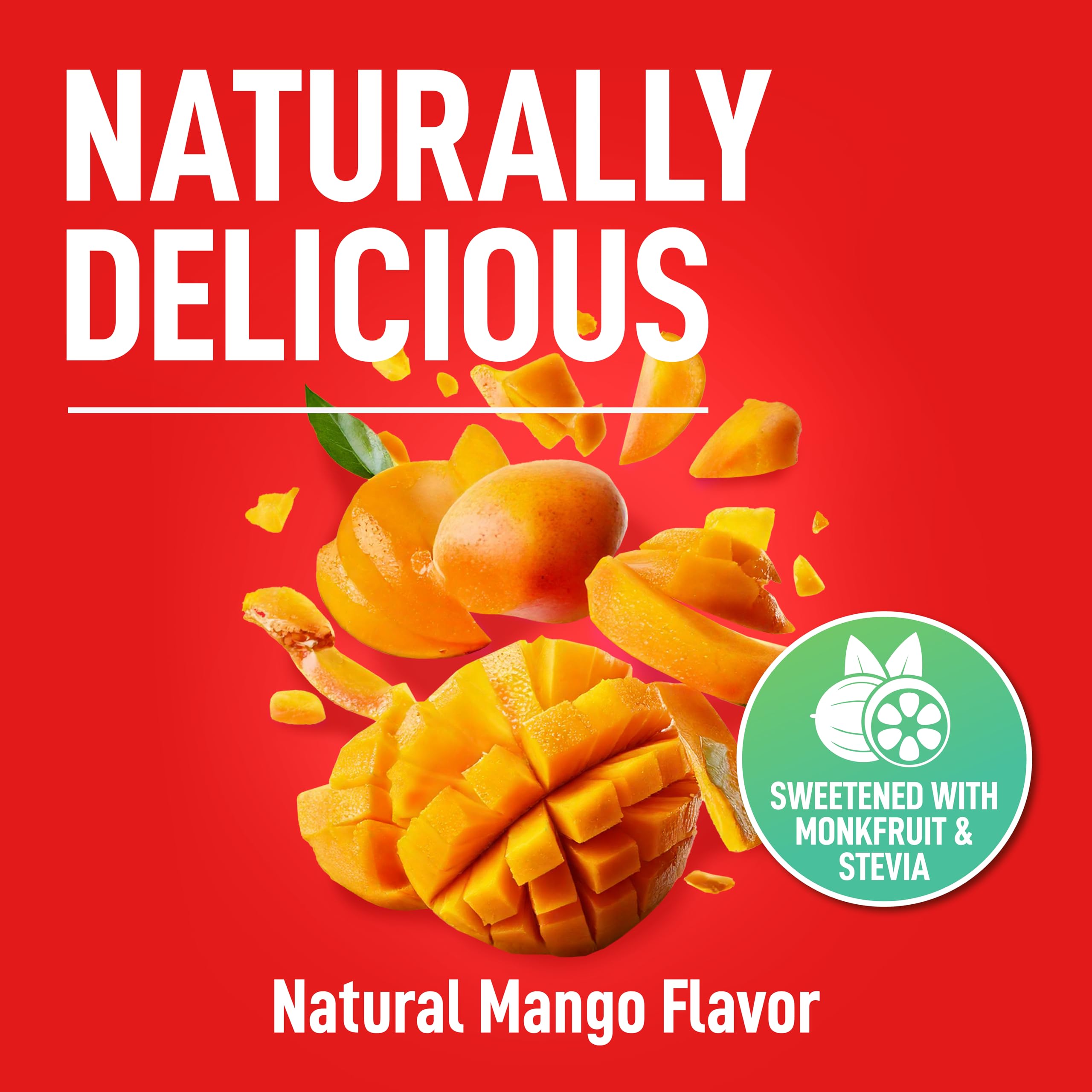 Keppi Électrolytes – dissolution rapide des sachets mangue sans effort.