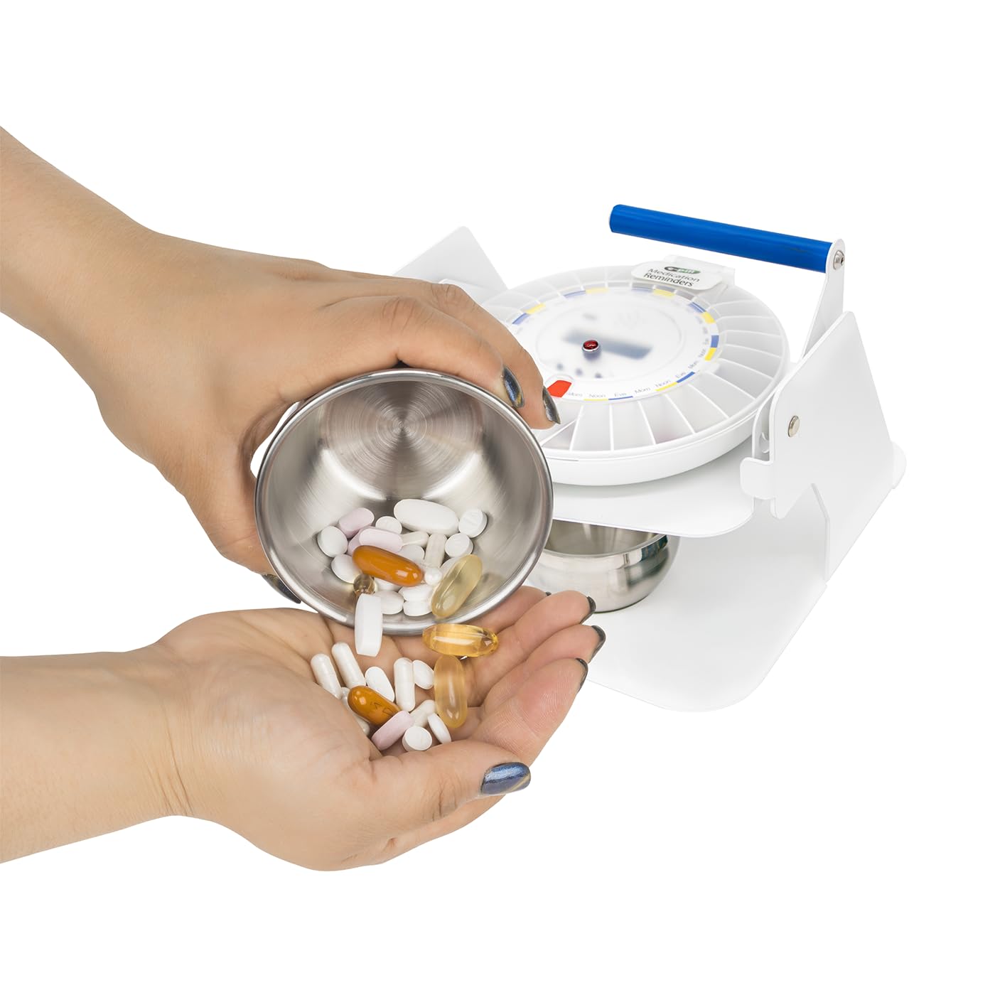 Distributeur verrouillé e-Pill MedTime Station protège les médicaments