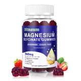 Gommes Ditasum magnésium glycinate fraise pour relaxation nocturne et douceur sensorielle.