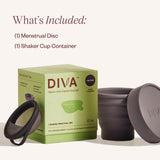 DIVA Disc: insertion confortable grâce à la forme ovale.
