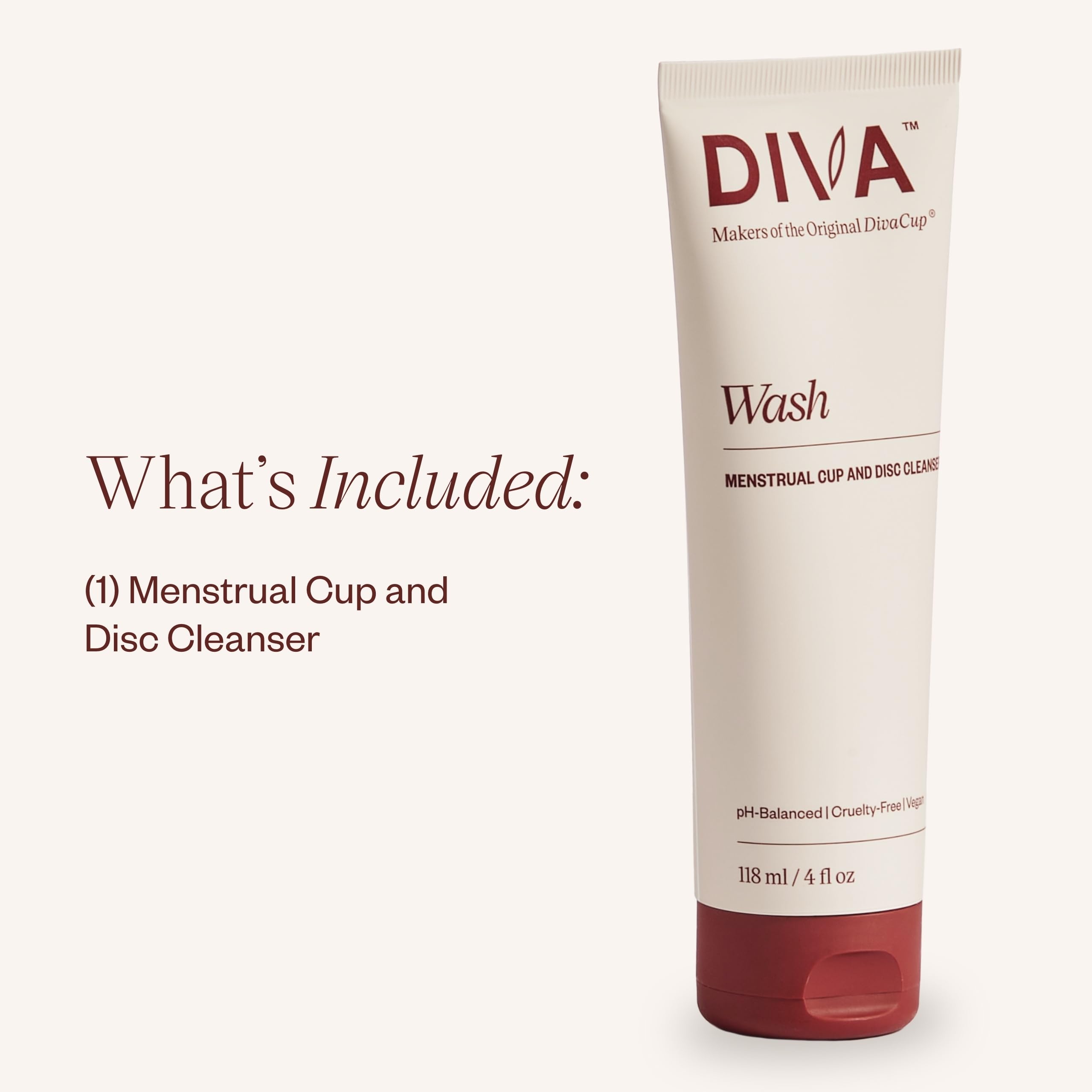 DIVA Wash goutte efficace: une goutte suffit pour nettoyer en douceur