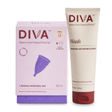 DivaCup Model 0 - coupe en silicone médical adaptée aux canaux minces.