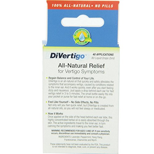 DiVertigo Gouttes Liquides, ensemble de 3 flacons, idéal pour déplacements et routine personnelle.
