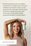Divi vitamines cheveux mains routine matinale facile et pratique.