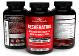 Divine Bounty Résveratrol – extrait raisin, richesse en polyphénols et bien-être potentiel.