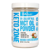 Poudre MCT Divine Health Dr Colbert vanille francaise dans pot, énergie soutenue