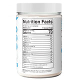 Etiquette nutrition pot 315 g Divine Health MCT vanille claire sur composants