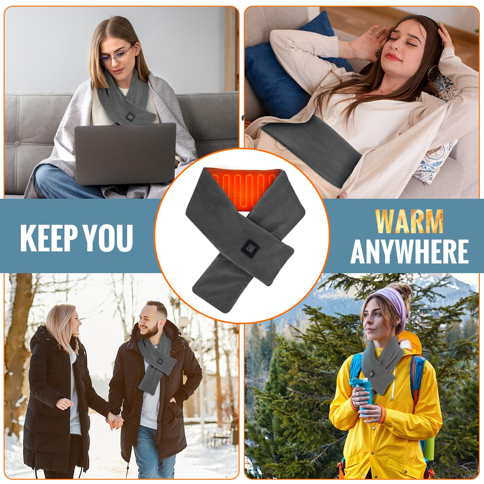 Diweez cadeau d'hiver parfait pour hommes et femmes, chaleur confortable