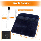 Diweez chauffe-pieds utilisation polyvalente sur lit et bureau.