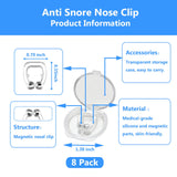 DKMambo Clip nez anti-ronflement en silicone, confort discret.