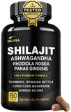 DLNIA 8-en-1 Shilajit: capsules pour énergie et vitalité