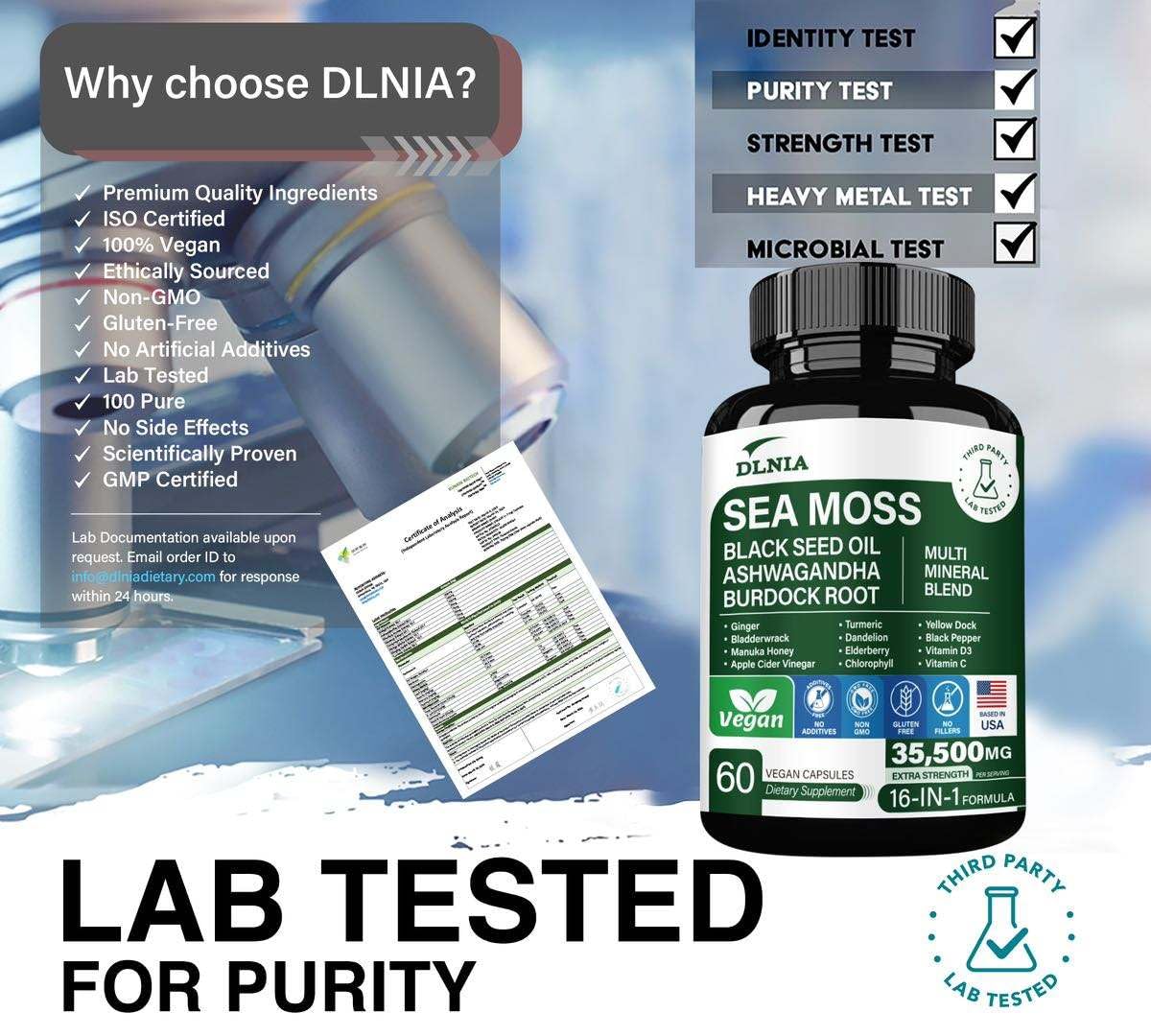 DLNIA bardane en capsule, aide à la digestion et detox.